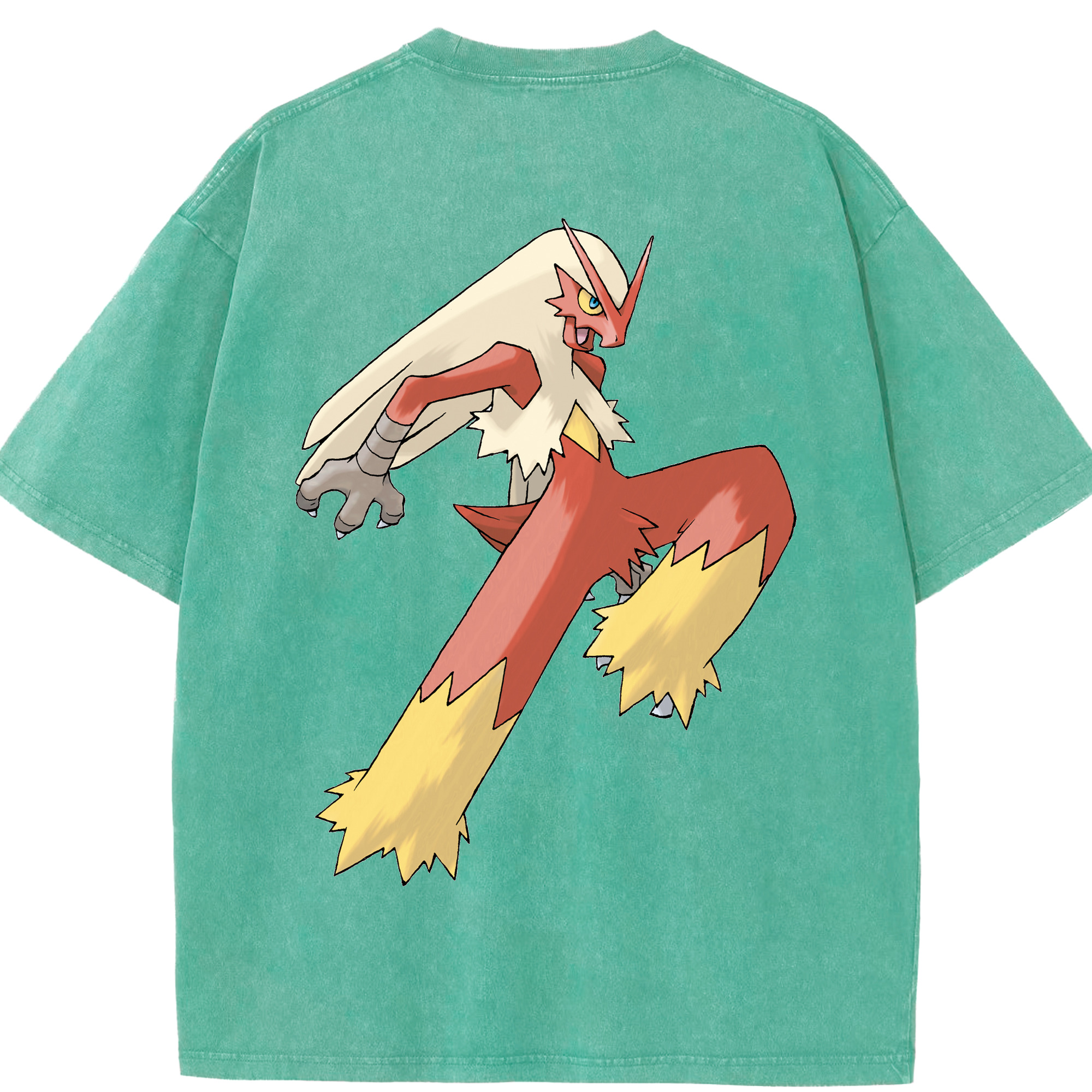 （画像用） ポケットモンスター Pokémon 綿100% ヴィンテージ風 半袖Tシャツ（背面プリント）
